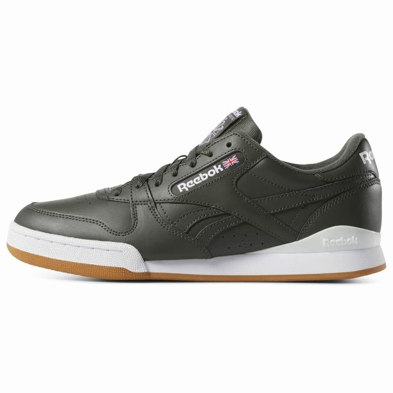 Tenisi Reebok Phase 1 Pro Barbati Verzi Inchis/Albi Romania LI3308EG